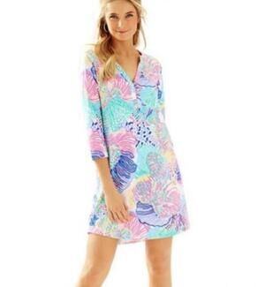 NWT Lilly Pulitzer ROAR OF THE SEAS ALI DRESS Size XXS